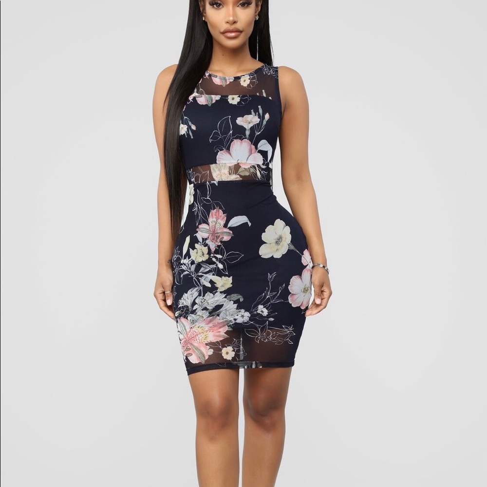 Smell The Flowers Floral Dress